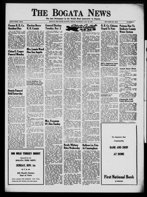 The Bogata News (Bogata, Tex.), Vol. 61, No. 4, Ed. 1 Thursday, October 29, 1970