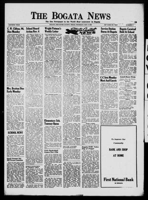 Primary view of object titled 'The Bogata News (Bogata, Tex.), Vol. 60, No. 5, Ed. 1 Thursday, November 6, 1969'.