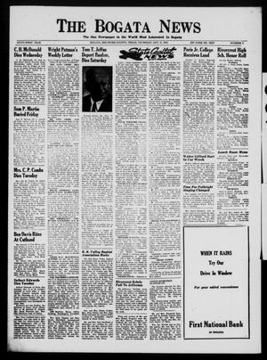 Primary view of object titled 'The Bogata News (Bogata, Tex.), Vol. 61, No. 2, Ed. 1 Thursday, October 15, 1970'.