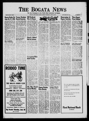 The Bogata News (Bogata, Tex.), Vol. 59, No. 37, Ed. 1 Thursday, June 19, 1969