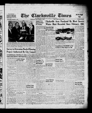 The Clarksville Times (Clarksville, Tex.), Vol. 89, No. 52, Ed. 1 Friday, January 12, 1962