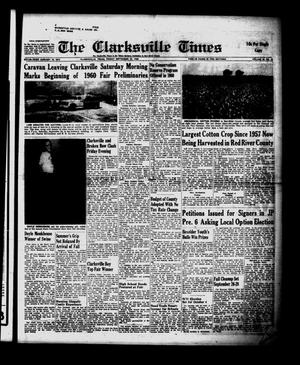 Primary view of object titled 'The Clarksville Times (Clarksville, Tex.), Vol. 88, No. 36, Ed. 1 Friday, September 23, 1960'.