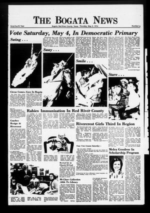 The Bogata News (Bogata, Tex.), Vol. 64, No. 14, Ed. 1 Thursday, May 2, 1974