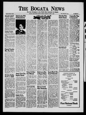 The Bogata News (Bogata, Tex.), Vol. 59, No. 26, Ed. 1 Thursday, April 3, 1969