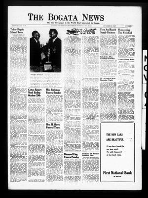 The Bogata News (Bogata, Tex.), Vol. 62, No. 5, Ed. 1 Thursday, November 4, 1971