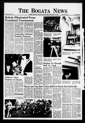 The Bogata News (Bogata, Tex.), Vol. 64, No. 47, Ed. 1 Thursday, December 19, 1974