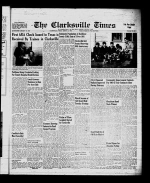 The Clarksville Times (Clarksville, Tex.), Vol. 90, No. 9, Ed. 1 Friday, March 16, 1962