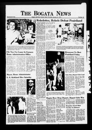 The Bogata News (Bogata, Tex.), Vol. 64, No. 18, Ed. 1 Thursday, January 31, 1974
