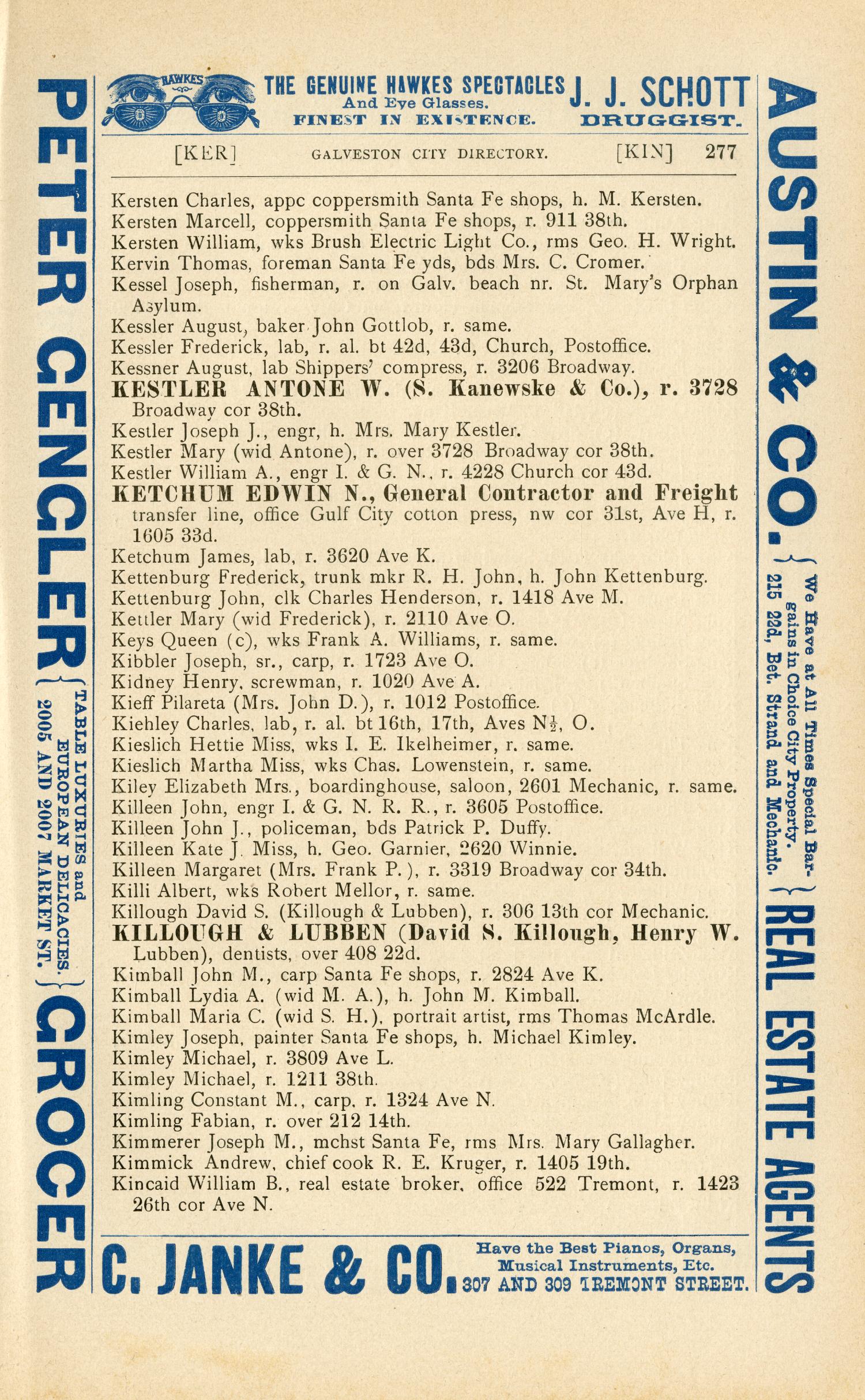 Morrison Directory of the City of Galveston: 1893-1894 - Page 361 of 672 - The Portal to Texas History