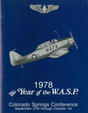 Primary view of object titled '[Program for the Year of the W.A.S.P. Colorado Springs Conference]'.