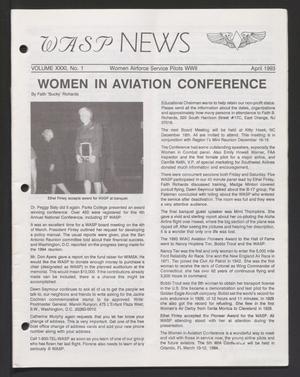 WASP News, Volume 31, Number 1, April 1993
