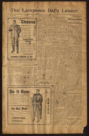 The Lampasas Daily Leader. (Lampasas, Tex.), Vol. 3, No. 654, Ed. 1 Tuesday, April 17, 1906