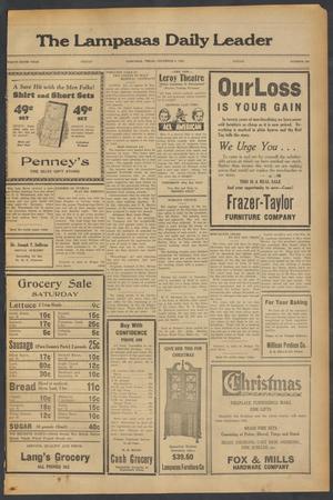 The Lampasas Daily Leader (Lampasas, Tex.), Vol. 29, No. 236, Ed. 1 Friday, December 9, 1932