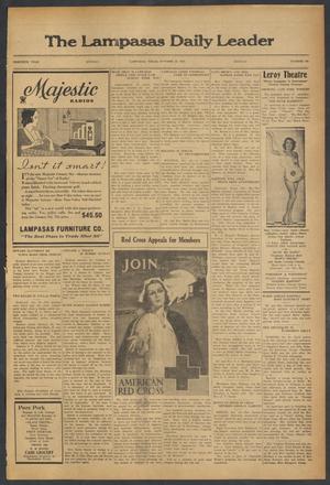 The Lampasas Daily Leader (Lampasas, Tex.), Vol. 30, No. 196, Ed. 1 Monday, October 23, 1933