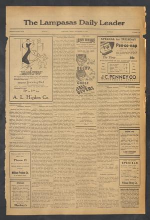 The Lampasas Daily Leader (Lampasas, Tex.), Vol. 29, No. 168, Ed. 1 Monday, September 19, 1932