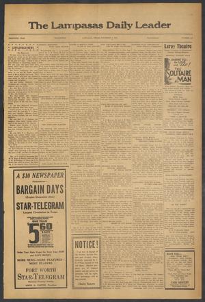 The Lampasas Daily Leader (Lampasas, Tex.), Vol. 30, No. 210, Ed. 1 Wednesday, November 8, 1933