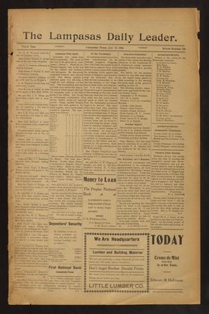 The Lampasas Daily Leader. (Lampasas, Tex.), Vol. 3, No. 725, Ed. 1 Tuesday, July 10, 1906