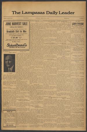 The Lampasas Daily Leader (Lampasas, Tex.), Vol. 29, No. 81, Ed. 1 Wednesday, June 8, 1932