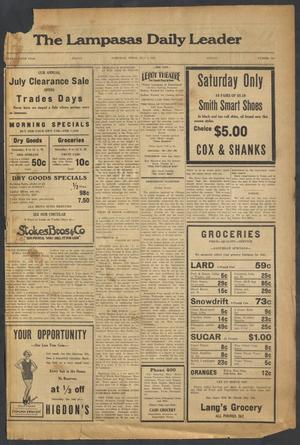 The Lampasas Daily Leader (Lampasas, Tex.), Vol. 29, No. 101, Ed. 1 Friday, July 1, 1932