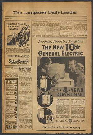The Lampasas Daily Leader (Lampasas, Tex.), Vol. 30, No. 26, Ed. 1 Wednesday, April 5, 1933