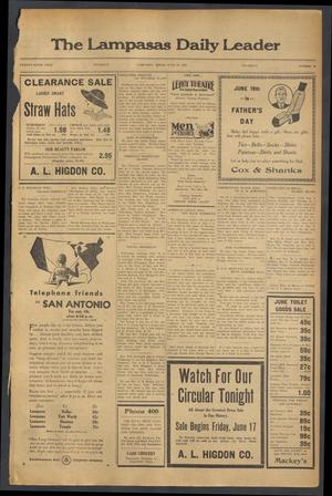 The Lampasas Daily Leader (Lampasas, Tex.), Vol. 29, No. 88, Ed. 1 Thursday, June 16, 1932