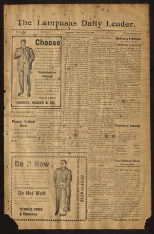 The Lampasas Daily Leader. (Lampasas, Tex.), Vol. 3, No. 655, Ed. 1 Wednesday, April 18, 1906
