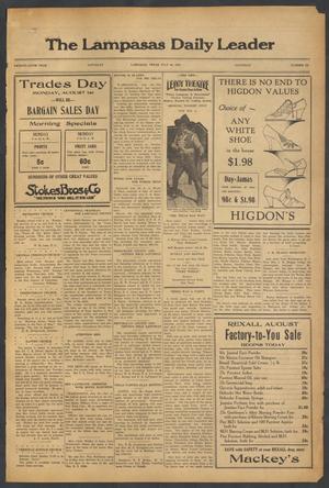 The Lampasas Daily Leader (Lampasas, Tex.), Vol. 29, No. 125, Ed. 1 Saturday, July 30, 1932