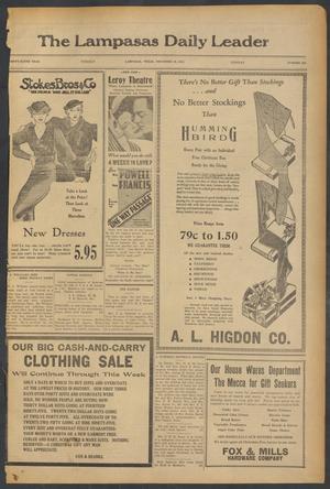 The Lampasas Daily Leader (Lampasas, Tex.), Vol. 29, No. 245, Ed. 1 Tuesday, December 20, 1932