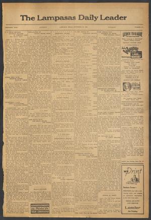 Primary view of object titled 'The Lampasas Daily Leader (Lampasas, Tex.), Vol. 30, No. 171, Ed. 1 Saturday, September 23, 1933'.