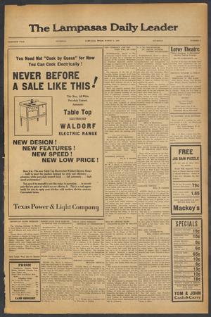 The Lampasas Daily Leader (Lampasas, Tex.), Vol. 30, No. 3, Ed. 1 Thursday, March 9, 1933