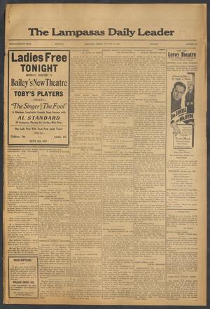 The Lampasas Daily Leader (Lampasas, Tex.), Vol. 28, No. 263, Ed. 1 Monday, January 11, 1932