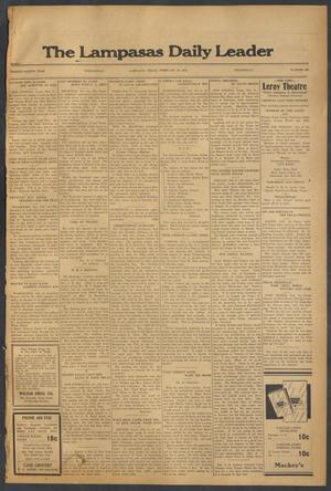 The Lampasas Daily Leader (Lampasas, Tex.), Vol. 28, No. 289, Ed. 1 Wednesday, February 10, 1932