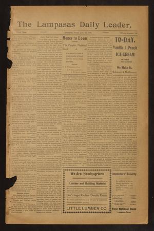 The Lampasas Daily Leader. (Lampasas, Tex.), Vol. 3, No. 736, Ed. 1 Monday, July 23, 1906