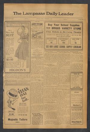 The Lampasas Daily Leader (Lampasas, Tex.), Vol. 29, No. 156, Ed. 1 Monday, September 5, 1932