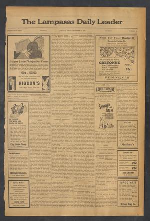 The Lampasas Daily Leader (Lampasas, Tex.), Vol. 29, No. 165, Ed. 1 Thursday, September 15, 1932