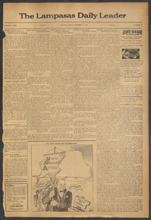 The Lampasas Daily Leader (Lampasas, Tex.), Vol. 30, No. 167, Ed. 1 Tuesday, September 19, 1933