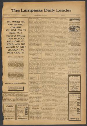 The Lampasas Daily Leader (Lampasas, Tex.), Vol. 30, No. 84, Ed. 1 Tuesday, June 13, 1933