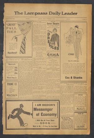 The Lampasas Daily Leader (Lampasas, Tex.), Vol. 29, No. 174, Ed. 1 Monday, September 26, 1932