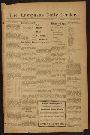 The Lampasas Daily Leader. (Lampasas, Tex.), Vol. 3, No. 731, Ed. 1 Tuesday, July 17, 1906
