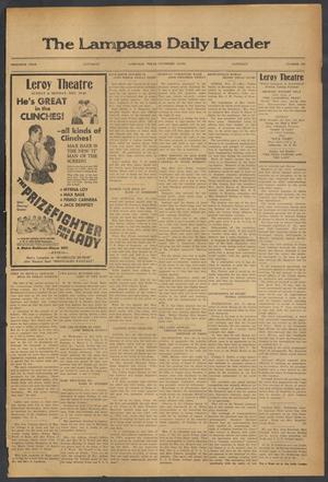 The Lampasas Daily Leader (Lampasas, Tex.), Vol. 30, No. 219, Ed. 1 Saturday, November 18, 1933