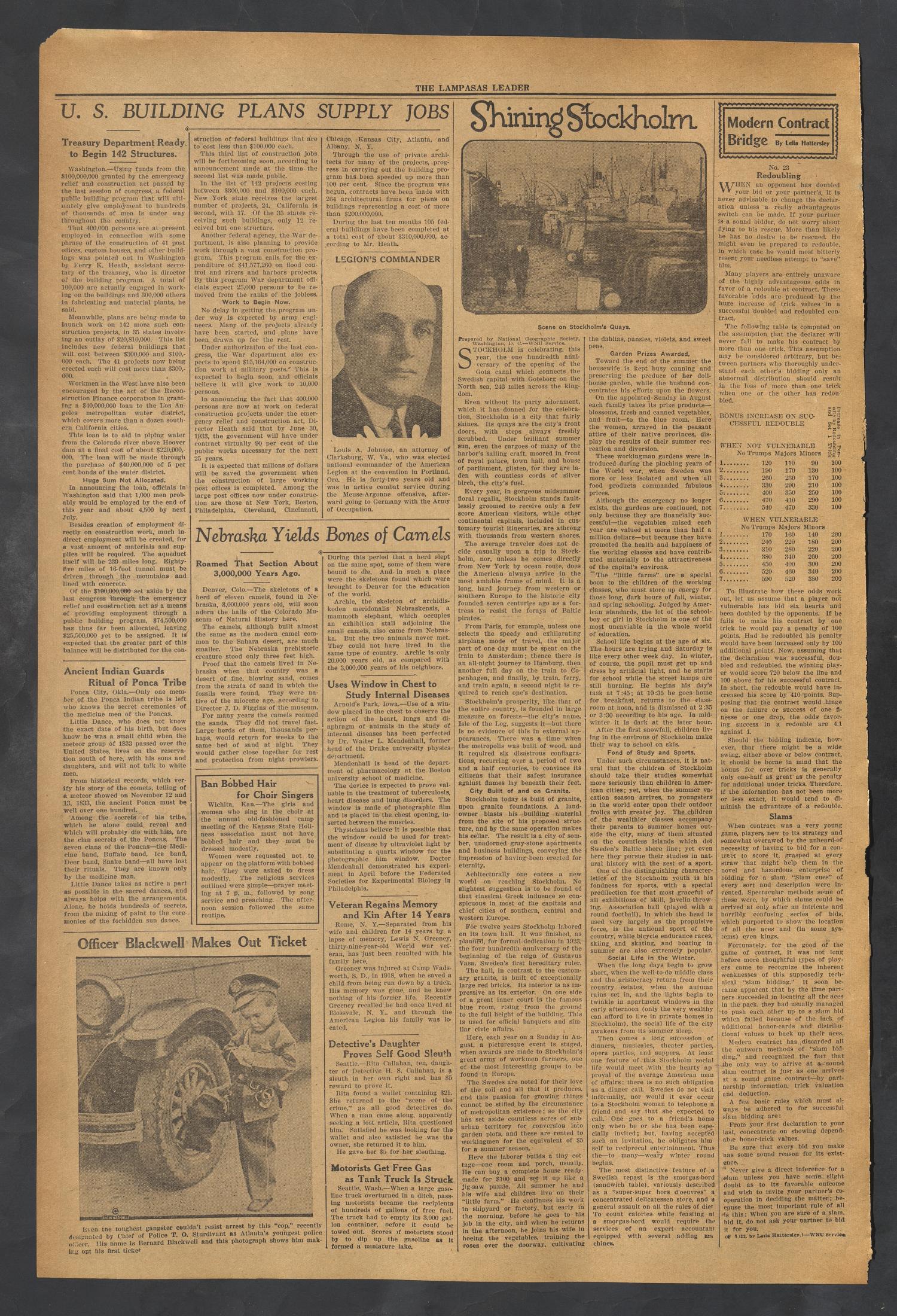 The Lampasas Daily Leader (Lampasas, Tex.), Vol. 29, No. 212, Ed. 1 Wednesday, November 9, 1932
                                                
                                                    [Sequence #]: 2 of 4
                                                