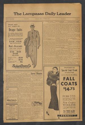 The Lampasas Daily Leader (Lampasas, Tex.), Vol. 29, No. 212, Ed. 1 Wednesday, November 9, 1932