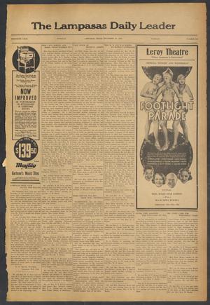 The Lampasas Daily Leader (Lampasas, Tex.), Vol. 30, No. 249, Ed. 1 Tuesday, December 26, 1933