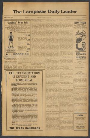 The Lampasas Daily Leader (Lampasas, Tex.), Vol. 29, No. 97, Ed. 1 Monday, June 27, 1932
