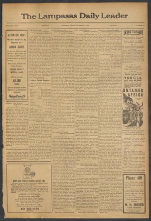 The Lampasas Daily Leader (Lampasas, Tex.), Vol. 30, No. 163, Ed. 1 Thursday, September 14, 1933