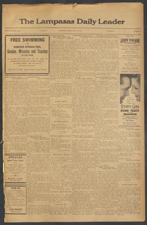 The Lampasas Daily Leader (Lampasas, Tex.), Vol. 29, No. 72, Ed. 1 Saturday, May 28, 1932
