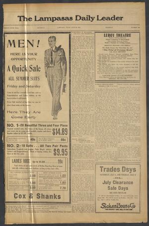 The Lampasas Daily Leader (Lampasas, Tex.), Vol. 29, No. 100, Ed. 1 Thursday, June 30, 1932