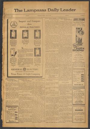 The Lampasas Daily Leader (Lampasas, Tex.), Vol. 30, No. 95, Ed. 1 Monday, June 26, 1933