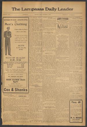The Lampasas Daily Leader (Lampasas, Tex.), Vol. 30, No. 162, Ed. 1 Wednesday, September 13, 1933
