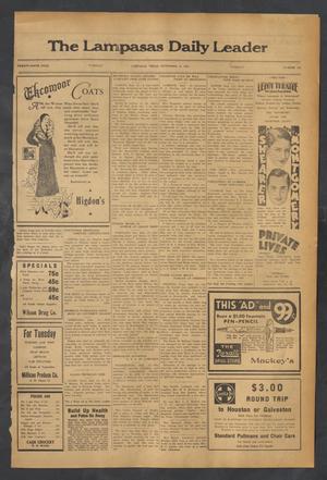 The Lampasas Daily Leader (Lampasas, Tex.), Vol. 29, No. 163, Ed. 1 Tuesday, September 13, 1932